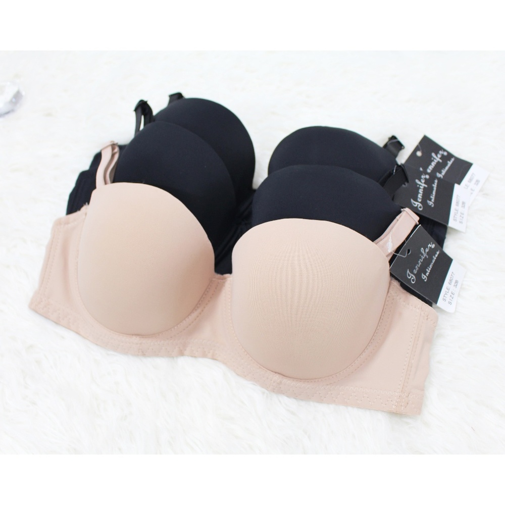 Jennifer Wide Band Multi-way Demi Bras 3pk